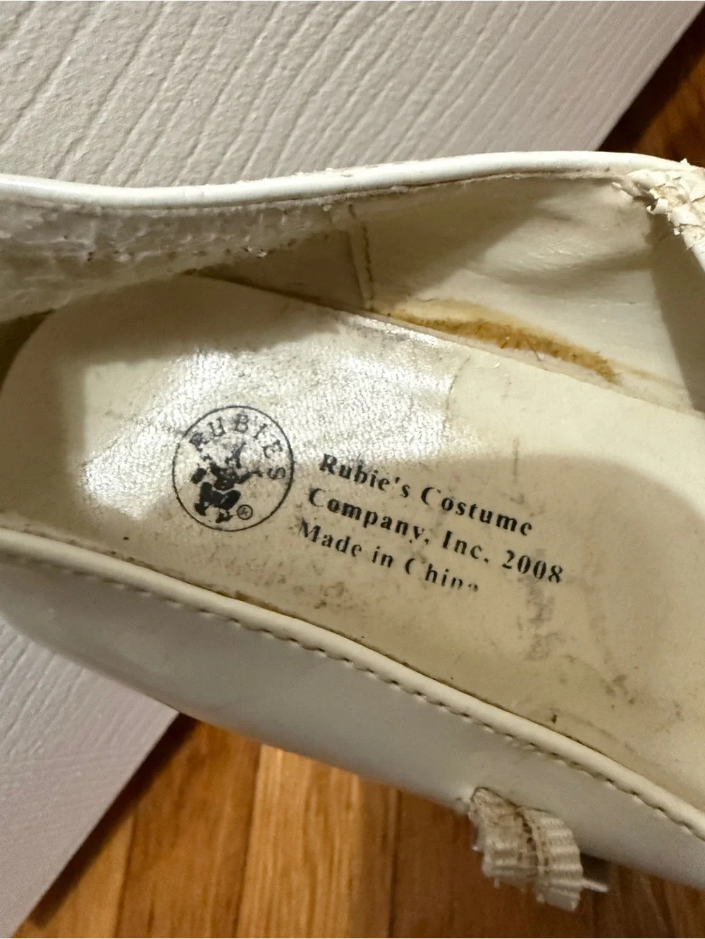 Rubie's White Platform Mary Jane Heels